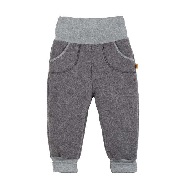 MERINO WOOL FLEECE PANTS - slate gray – Baby in Merino