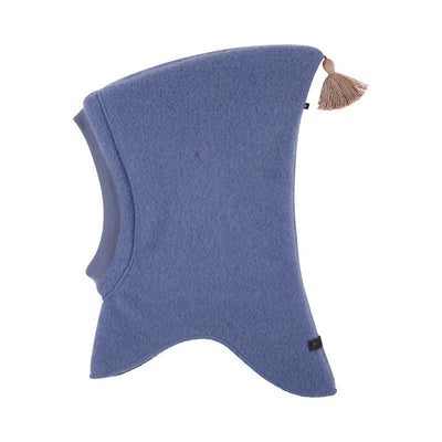 Merino Fleece Fleece Pixie Hood - smoke blue