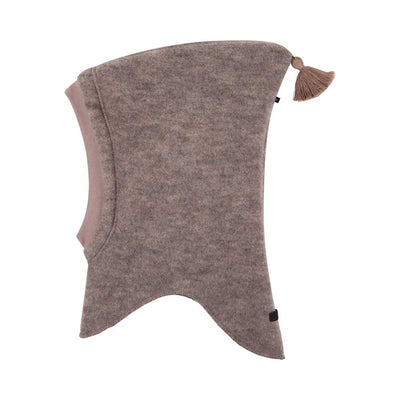 Merino Fleece Fleece Pixie Hood - stone gray