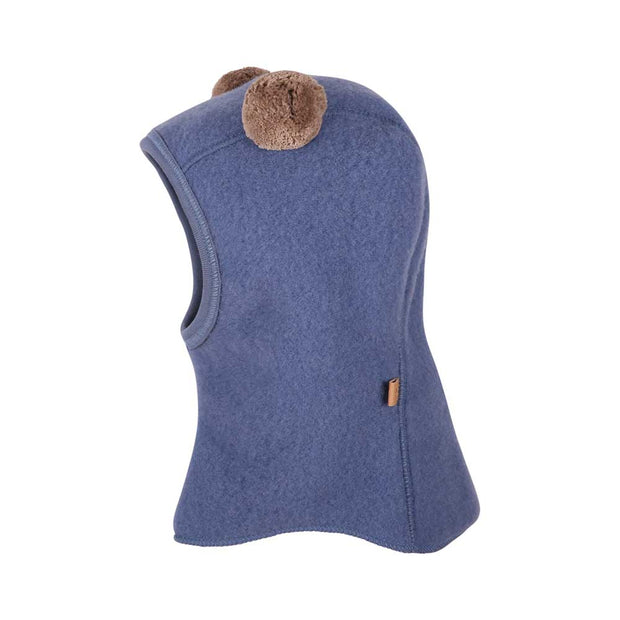 MERINO FLEECE BALACLAVA - smoke blue