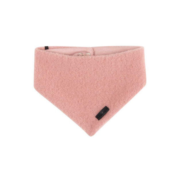 Merino Fleece Bandana Scarf - dusty rose