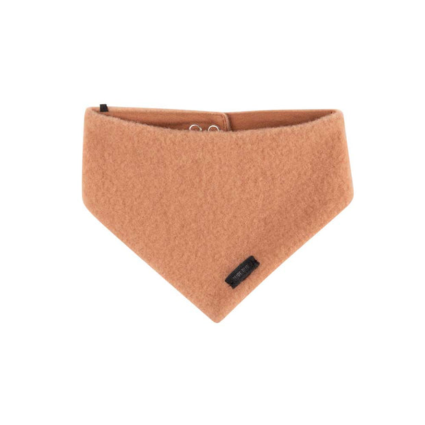 Merino Fleece Bandana Scarf - soft caramel