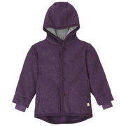 JACKE AUS BIOGEKOCHTER MERINOWOLLE - grau