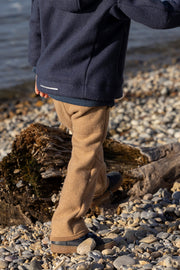 Boiled Wool Trousers - caramel