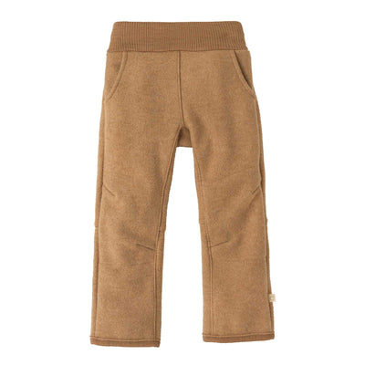 Boiled Wool Trousers - caramel