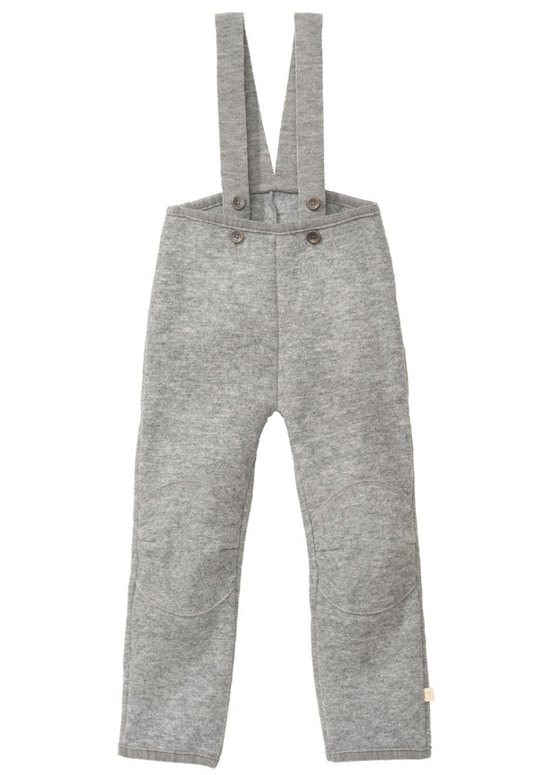 BOILED WOOL TROUSERS - gray