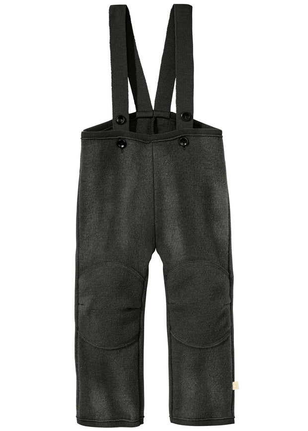 BOILED WOOL TROUSERS - anthrazit