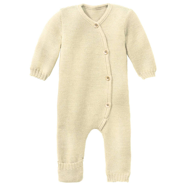 Knitted Baby Overall - natural