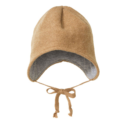 Children's Boiled Wool Hat - caramel