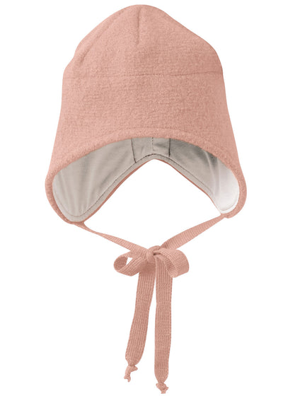 Children's Boiled Wool Hat - rose