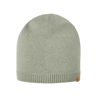 MERINO / CASHMERE SLOUCHY BEANIE - melange grau