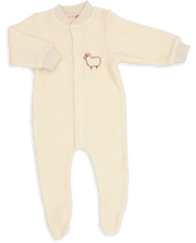 Baby One-Piece Terry Pajama - Natural