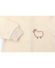 Baby One-Piece Terry Pajama - Natural