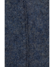 Merino Fleece Baby Blanket - blue melange