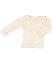 Merino Wool & Silk Long-Sleeve T-Shirt - Natural