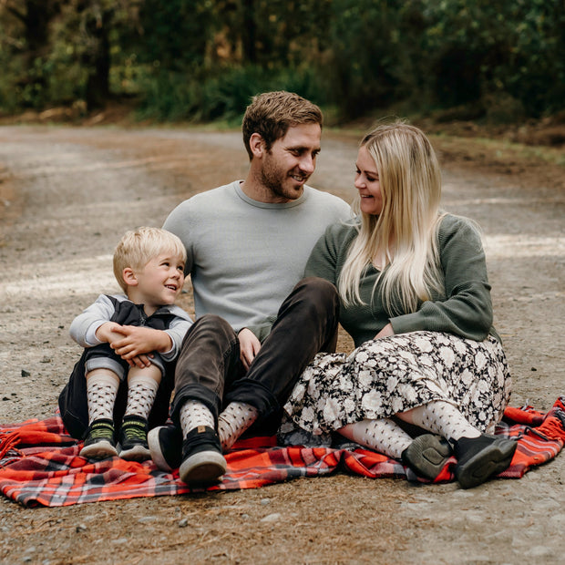 MERINO CREW SOCKS - Holly