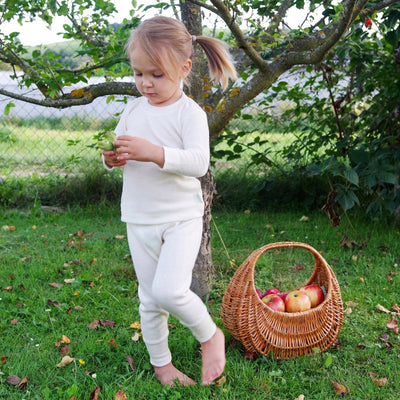 Merino Thermal Base-layer Set - off-white snow