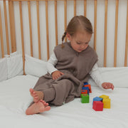 merino wool sleep sack with open feet for toddlers