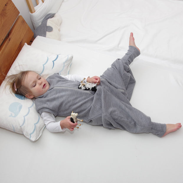 merinowolle schlafsack MERINO WOOL SLEEP SACK WITH OPEN LEGS FOR TODDLERS – Baby in Merino