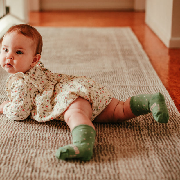 MERINO CREW SOCKS - Juniper