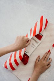 MERINO CREW SOCKS - Red Nutcracker