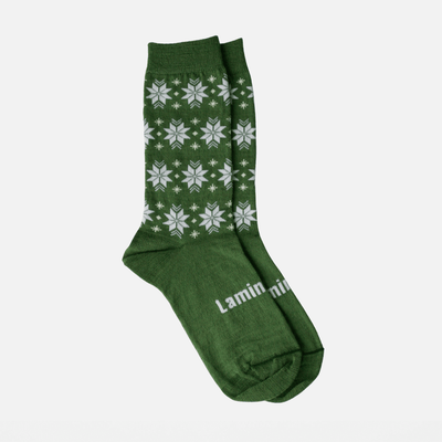 MERINO WOMAN CREW SOCKS - Blizzard