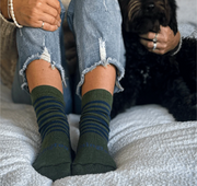 MERINO WOMAN CREW SOCKS - Bandit