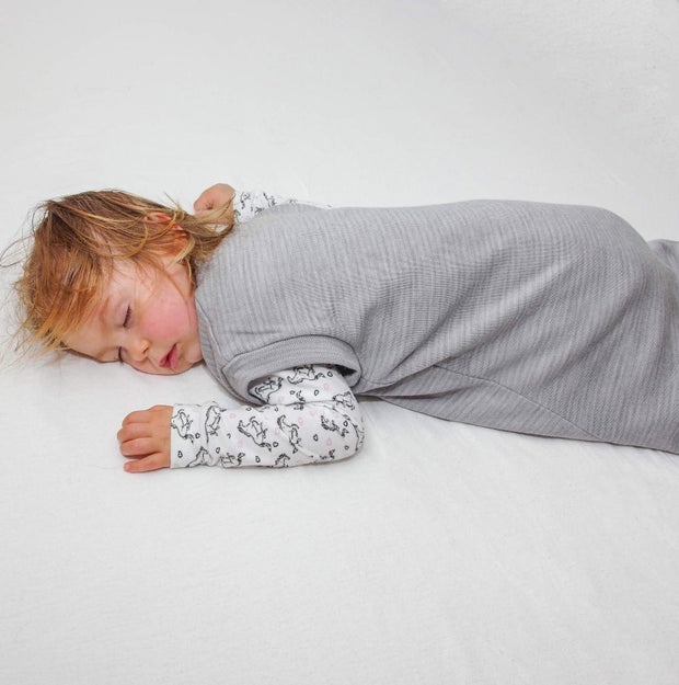 merino wool sleep sack with feet for babies and toddlers