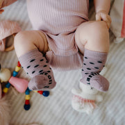 Merino Crew Socks - Thistle