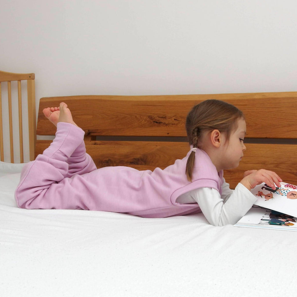 2-LAYER MERINO WOOL SLEEP SACK WITH FEET – Baby in Merino