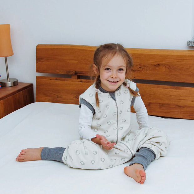 woolino schlafsack mit füßen MEIRNO WOOL SLEEP SACK WITH OPEN LEGS SHEEP – Baby in Merino