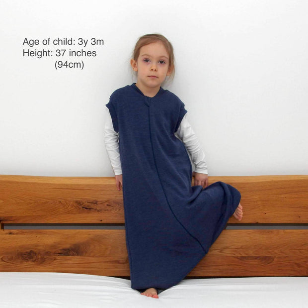 Woolino-4 Season Ultimate Toddler Sleep Bag, Merino Wool, 2 - 4 Years, Rose
