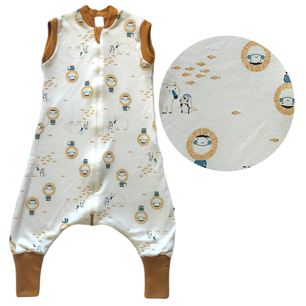 MERINO SLEEP SACK WITH OPEN LEGS FOR BABIES AND TODDLERS Baby in Merino